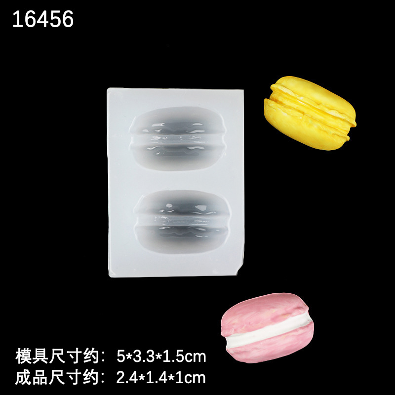 Nueva DIY hornear decoración medio macaron chocolate molde de cristal hecho a mano aromaterapia vela Silicona