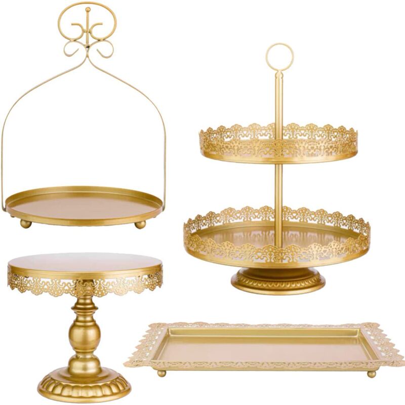American suit metal paper cup cake stand biscuit display plate serving Tower tray with handle wedding birthday party American suit metal paper cup cake stand biscuit display plate serving Tower tray with handle wedding birthday party