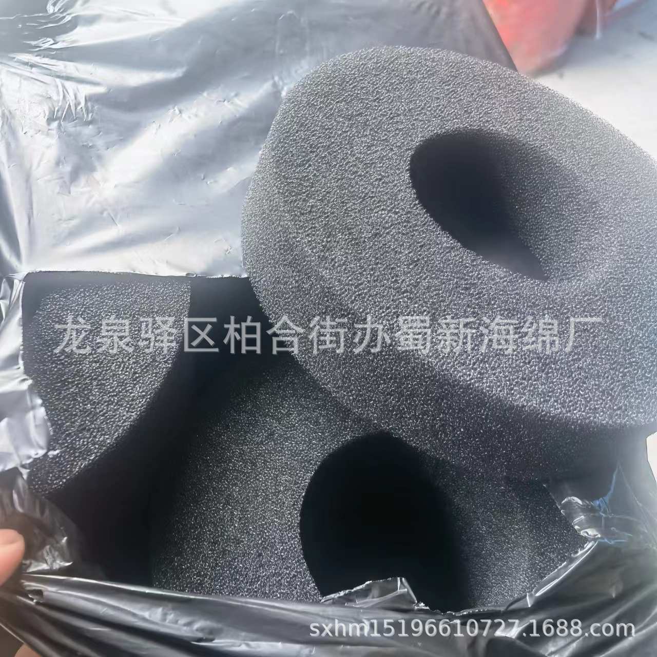 厂家供应黑色防尘喷泉过滤网孔海绵/冷却塔降噪海绵/工业填料
