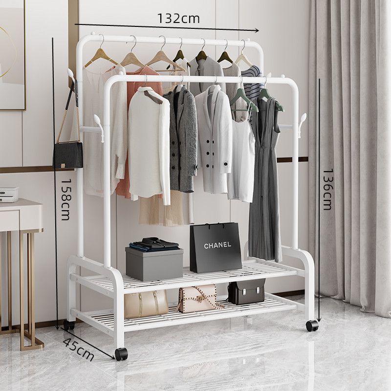 Perchero de piso a techo Dormitorio vertical Perchero de suspensión con ruedas móviles Sala de estar para el hogar Red de Internet Perchero de secado de lujo ligero Perchero de secado
