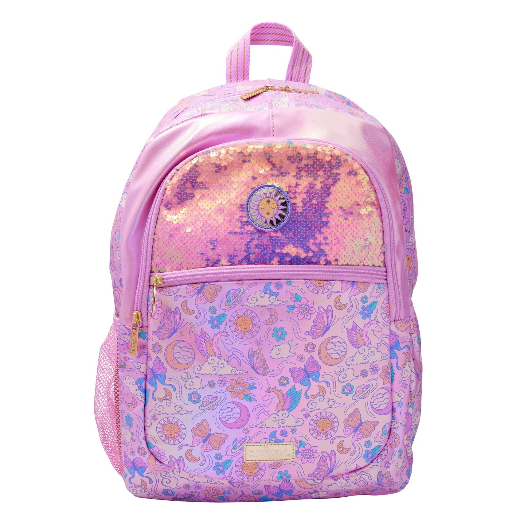 Smiggle grande kt Stitch mochila de gran capacidad de descompresión de doble hombro de dibujos animados