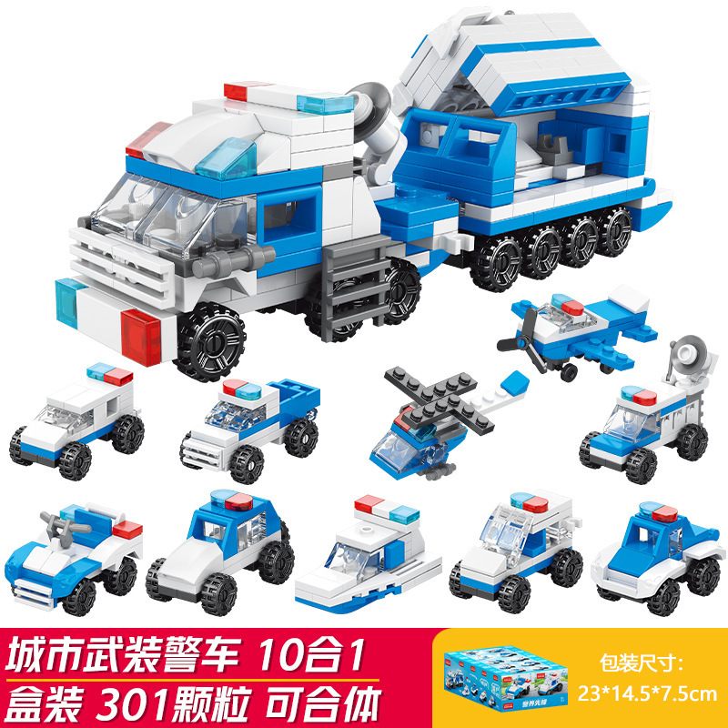 City Armed Police Car 10-in-1 (Lele Brothers 9113)