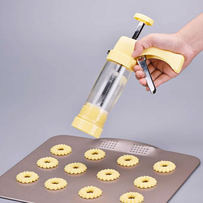 Pistola de montaje manual transfronteriza, máquina de prensado de crema, herramienta de hojaldre, boca de montaje, pistola de galletas para hornear, pastel exprimido image 3