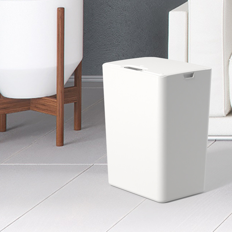 インテリジェント誘導式ゴミ箱家庭用全自動ふた付きトイレの紙かごの狭い隙間に蓋付き電動|undefined