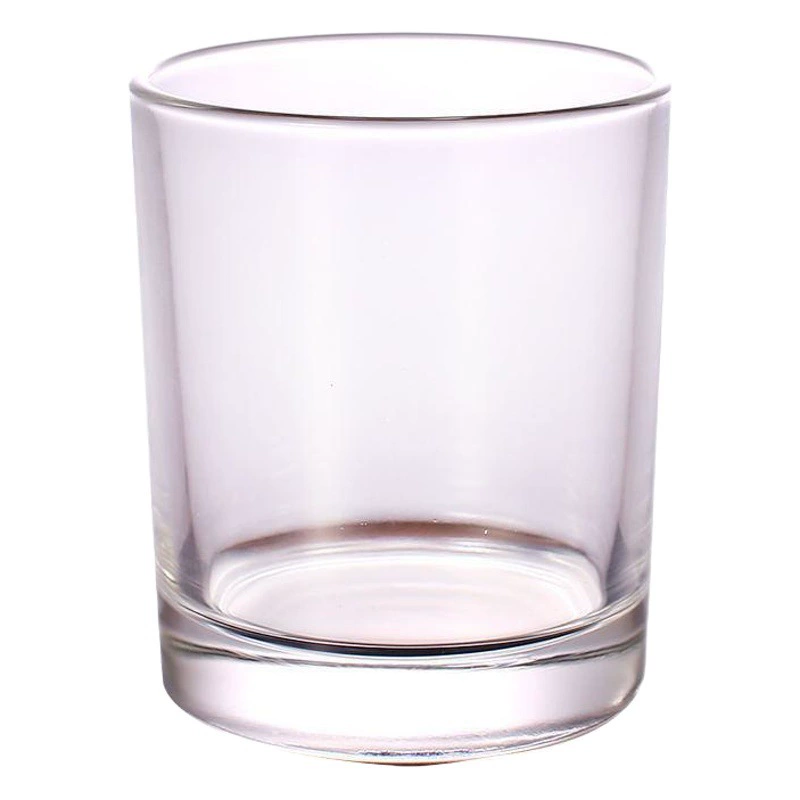Оптовая Домашняя Свеча ароматерапия стеклянная Пустая чашка DIY стеклянный подсвечник домашняя спальня прозрачный подсвечник стеклянная чашка