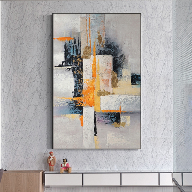 modern Art Decorative painting a living room sofa Background wall mural Hand drawn Oil Painting Northern Europe Entrance Aisle metope Hanging picture