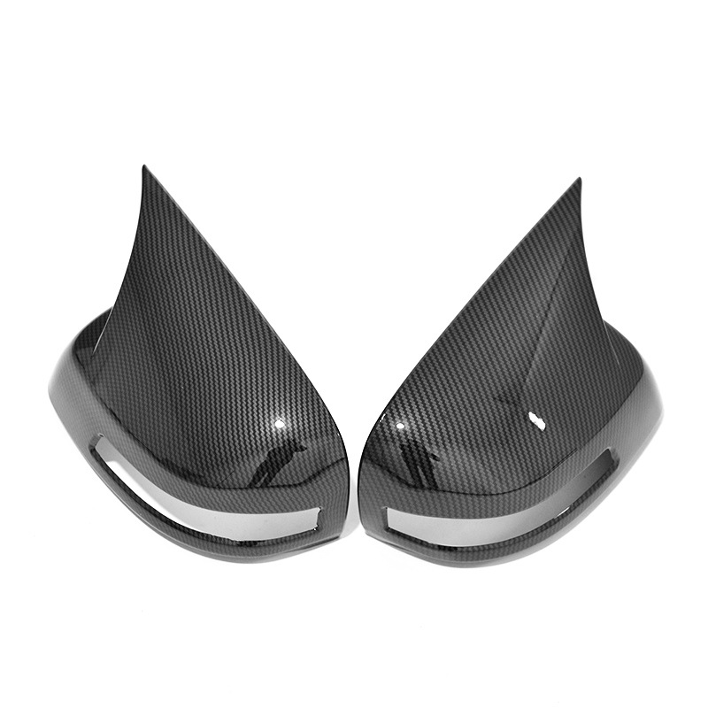 Suitable for 8 9/9.5 10 11 generation Honda Civic bright black horn rearview mirror decorative cover modified rear mirror