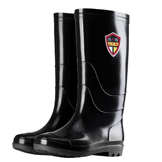 Men's rain boots wholesale labor protection high Tube mid tube low tube tendon bottom wear-resistant rain boots warm water shoes construction site rubber shoes men