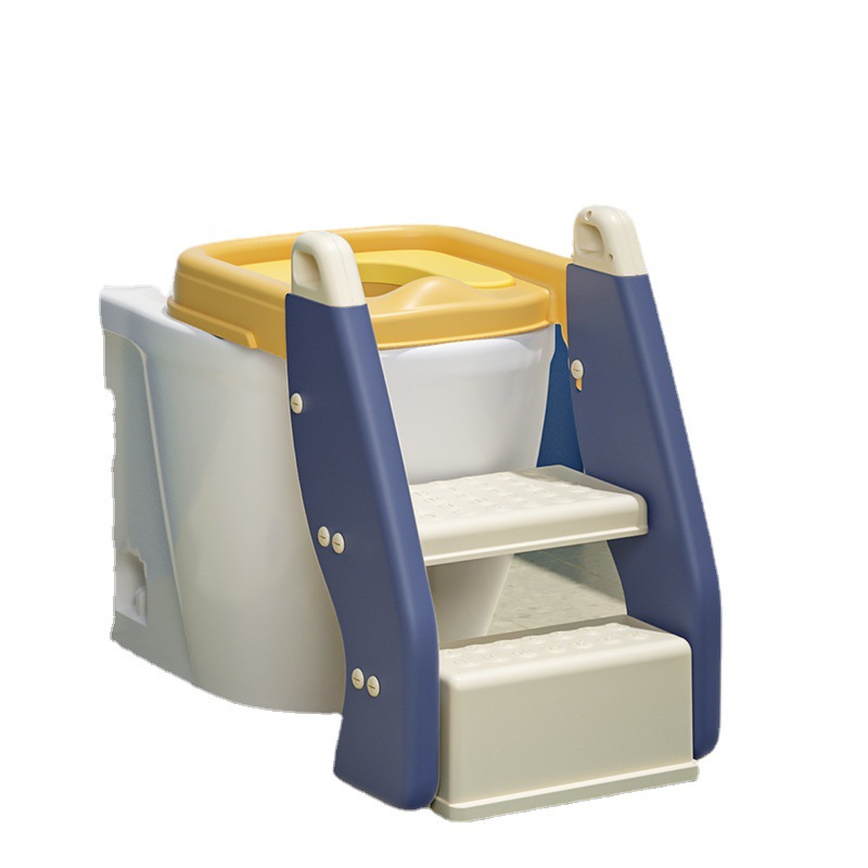 Asiento Reductor de Inodoro 2 en 1 con Escalón para Niños de PP image 1