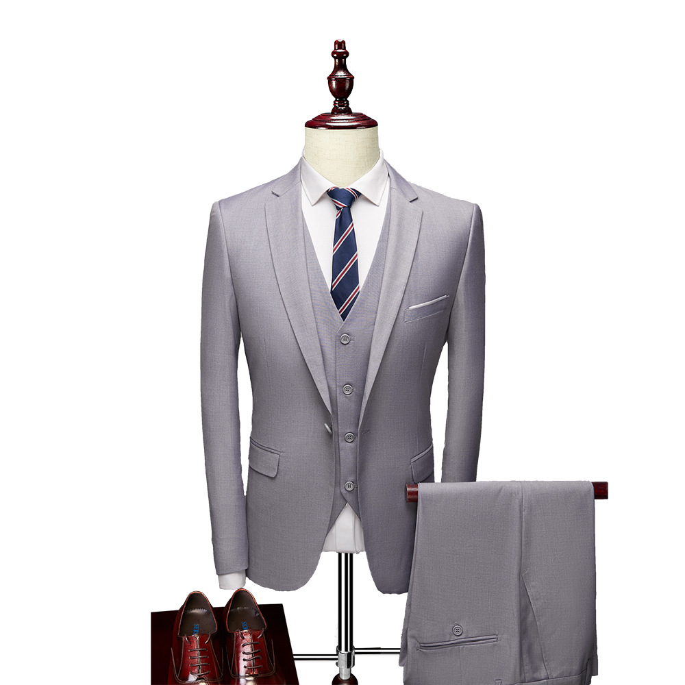 2025 Amazon Foreign Trade Men Business Casual Traje Traje de dos piezas para novios