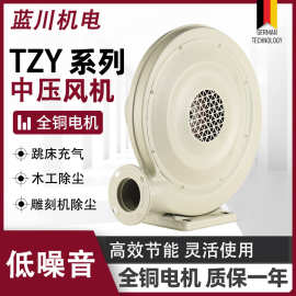 TZY铜线蜗牛式低噪音离心式中压风机木工雕刻抽气除尘炉灶鼓风机