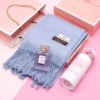 Scarf, glass, perfume, банка для хранения
