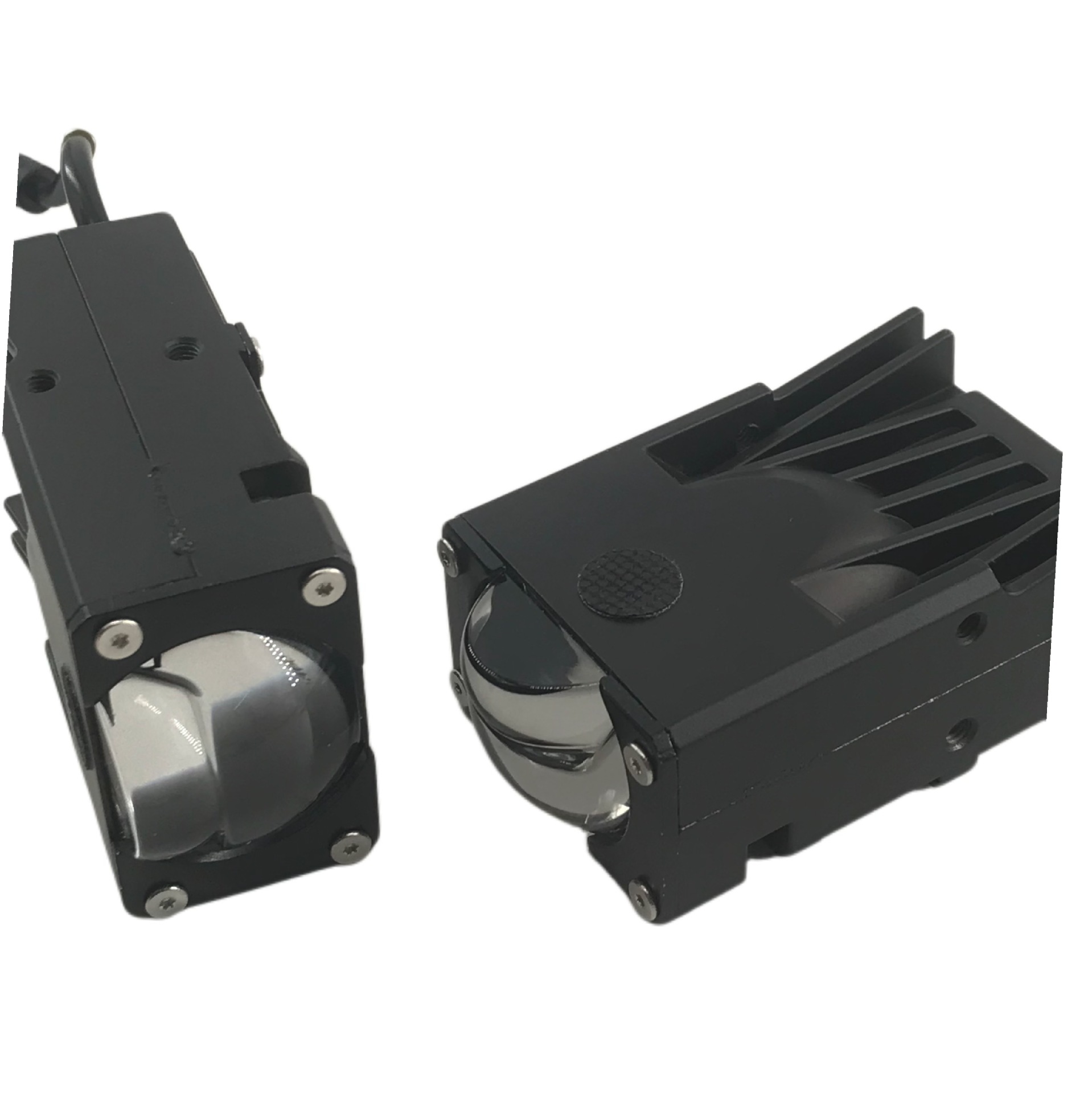 U49 Car Grille Light, Integrated High and Low Beam with Direct Light, Truck Led Grille Dual-Color Spotlight, Motorcycle