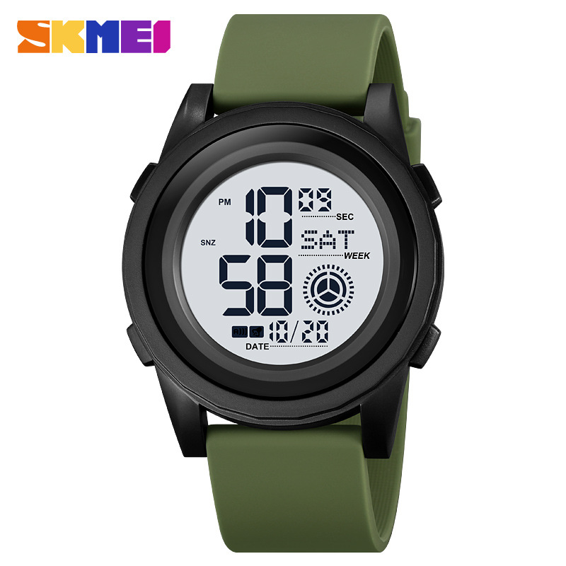 Skmei reloj deportivo personalizado para hombres de moda deportes al aire libre reloj electrónico multifunción Comercio exterior reloj de estudiante de Venta caliente