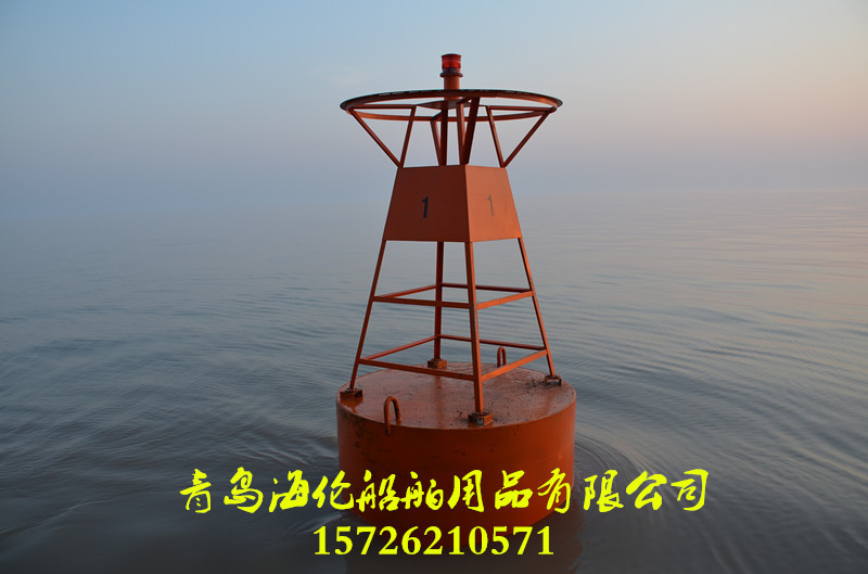 钢制航道灯浮标 聚氨酯发泡泡沫填充式浮鼓 导航灯浮标防撞设施山