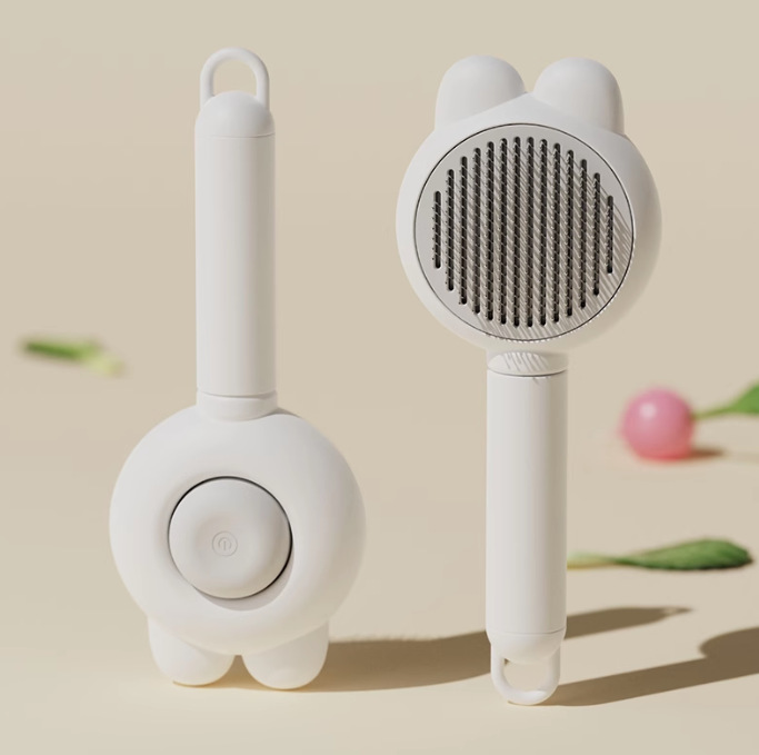 Peine para gatos, peine de pelo flotante, cepillo de pelo, artefacto de gato, peine de masaje de nudo abierto de pelo largo, pelaje de perro, productos para gatos