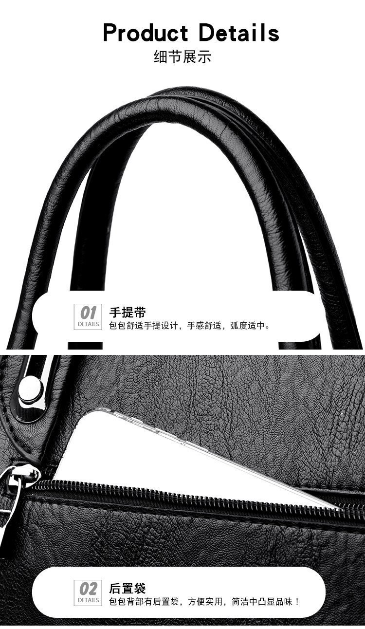 European and American trend new retro women's bags, export handbags, cross-border single-shoulder bags, crossbody bags, one piece global shipping undefined