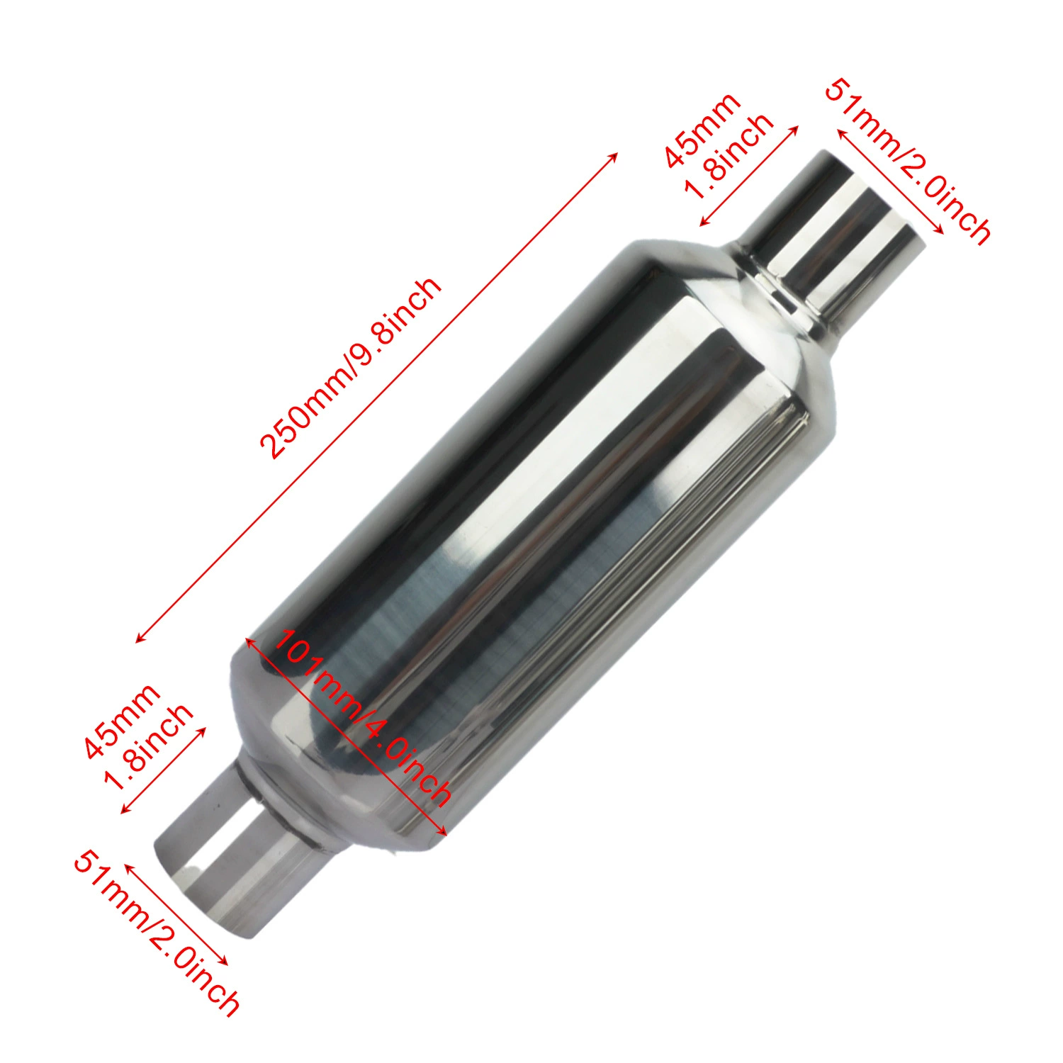 (Cross-border trading), modified universal silencer stainless steel