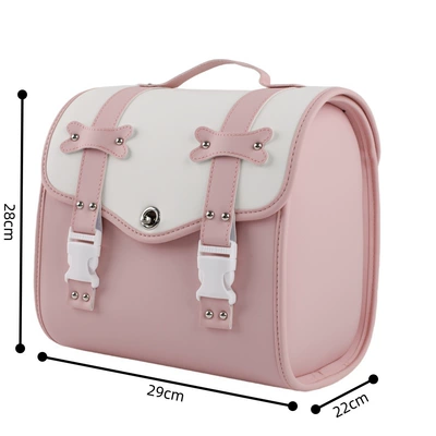 Hot-Selling Colorful Rear Trunk Bag Motorcycle Safety Supplies - pink