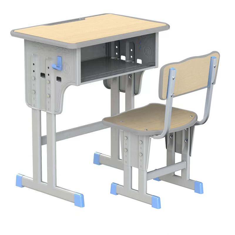 Mesa y silla directas de fábrica mesa de entrenamiento de estudiantes de escuela primaria mesa de escritura y silla de escritorio de la escuela clase de reparación image 10