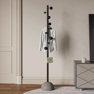 Floor-Standing Clothes Rack for Bedroom and Living Room, Trendy Bubble Clothes Rack, Entrance Metal Household Vertical Clothes Hanger Coat Rack