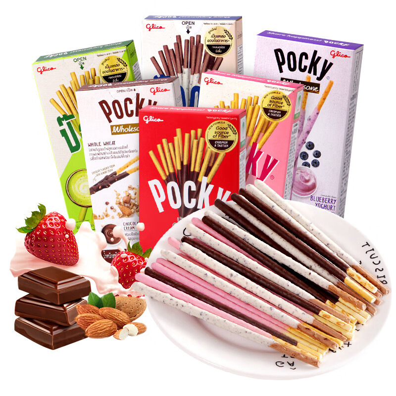Glego Baiol Baiqi Baizi Injection Biscuits Coated Chocolate Flavor Sandwich Biscuits Stick Snack