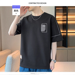 Source Factory 2025 新しい夏のファッショントレンド多用途大きいサイズメンズ T シャツ