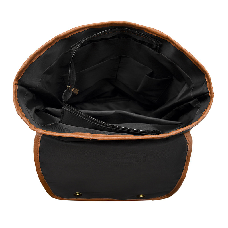 2023 nueva versión coreana de la mochila Oxford para mujer moda contraste color gran capacidad estudiante de secundaria computadora mochila escolar marea