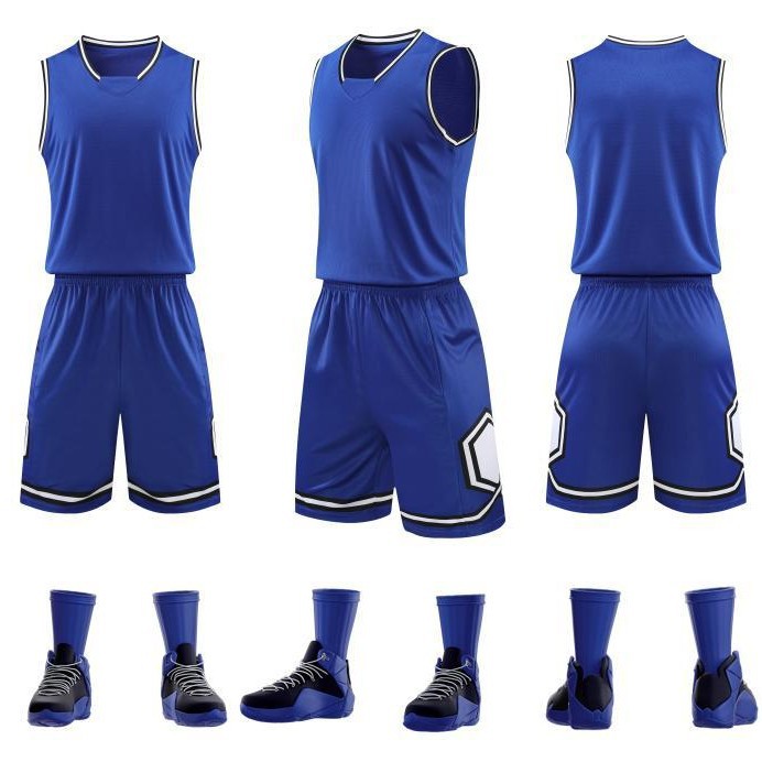 Nuevo conjunto de ropa de baloncesto de verano hombre sin mangas chaleco deportivo impresa ropa de entrenamiento de juego 207
