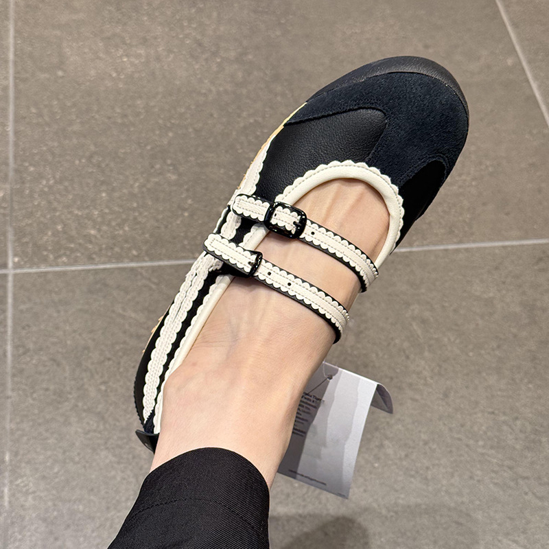 Versión de alta suscripción ~ 2025 Ghost Tiger boca baja zapatos de ballet zapatos Mary Jane zapatos casuales antideslizantes zapatos deportivos Dexun