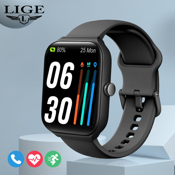 Foreign Trade New IDW16 Bluetooth Call Sports Health Heart Rate Blood Oxygen Monitoring Smart Watch Voice Assistant
