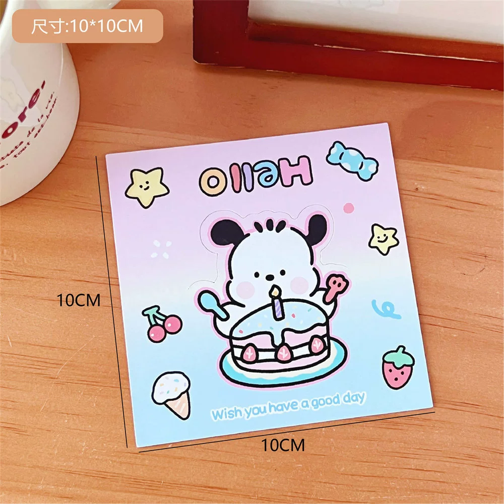 Card Tengyi licensed cute puppy foldable head & back card, gift packaging, 14×9.5 cm