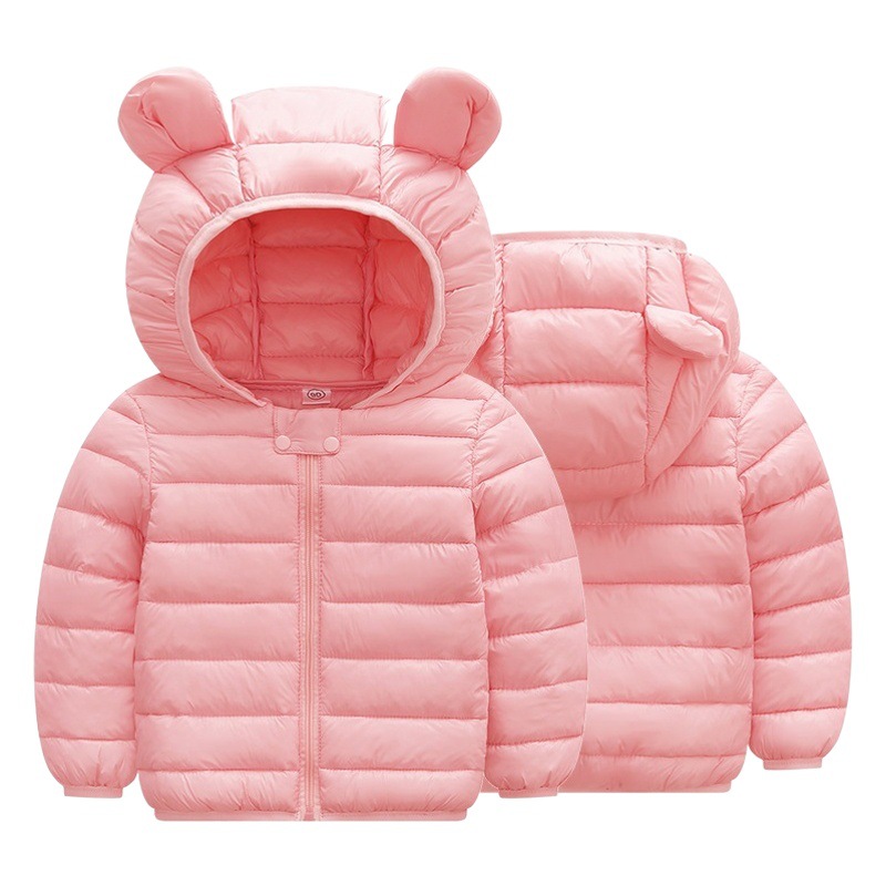 Niños y niñas invierno ropa acolchada de algodón 1-2-4 años bebé invierno ropa acolchada de algodón Bebé Ropa para niños nuevo abrigo de chaqueta acolchada de algodón ligero