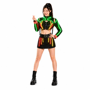 LED�l����̨���bŮҹ��DJ�ݳ����ư��Ɍ����Ƽ����赸����ȹ���b