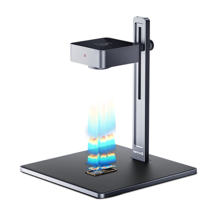 Análisis de imágenes térmicas infrarrojas 3D de Qianli MEGA-IDEA Super IR Cam 2S