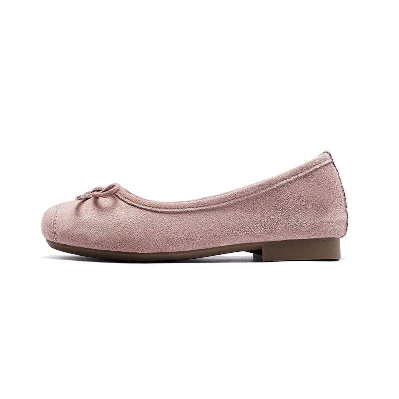 Zapatos Retro Mary Jane para Mujer, Estilo Francés, Verano 2026, Zapatos Planos de Tacón Bajo, de Cuero, Tipo Bailarina