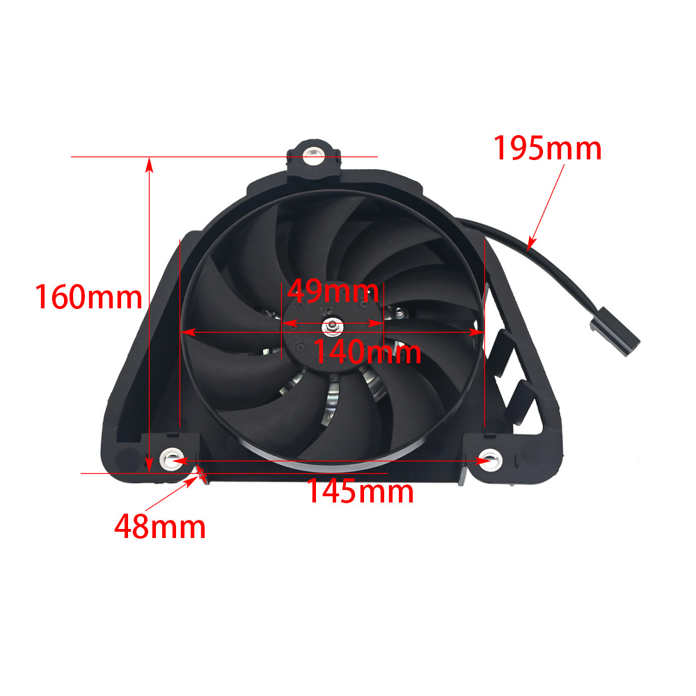 Motorcycle Cooling Fan 1Wd-E2405-00 Suitable for Yamaha Yzf R3 R25 Mt25 Mt3