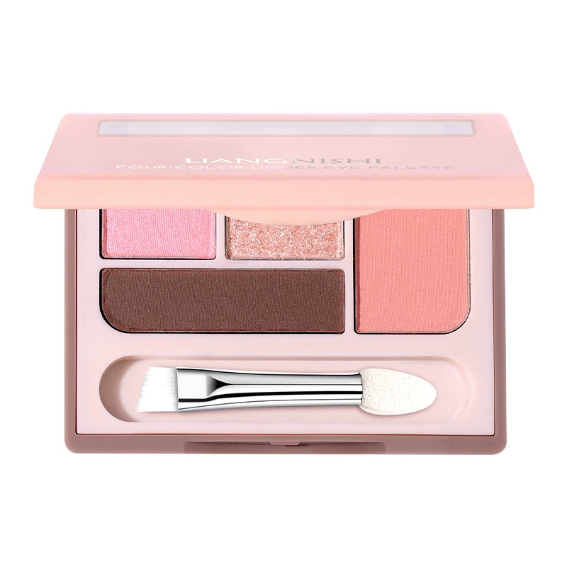 Популярный кросс-бордер beauty продукт, палета четырех цветов Silkworm, долговечная палетка для глаз Crescent Eye