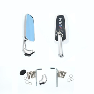 Motorcycle rearview mirror, Set, Full Cnc Reflector