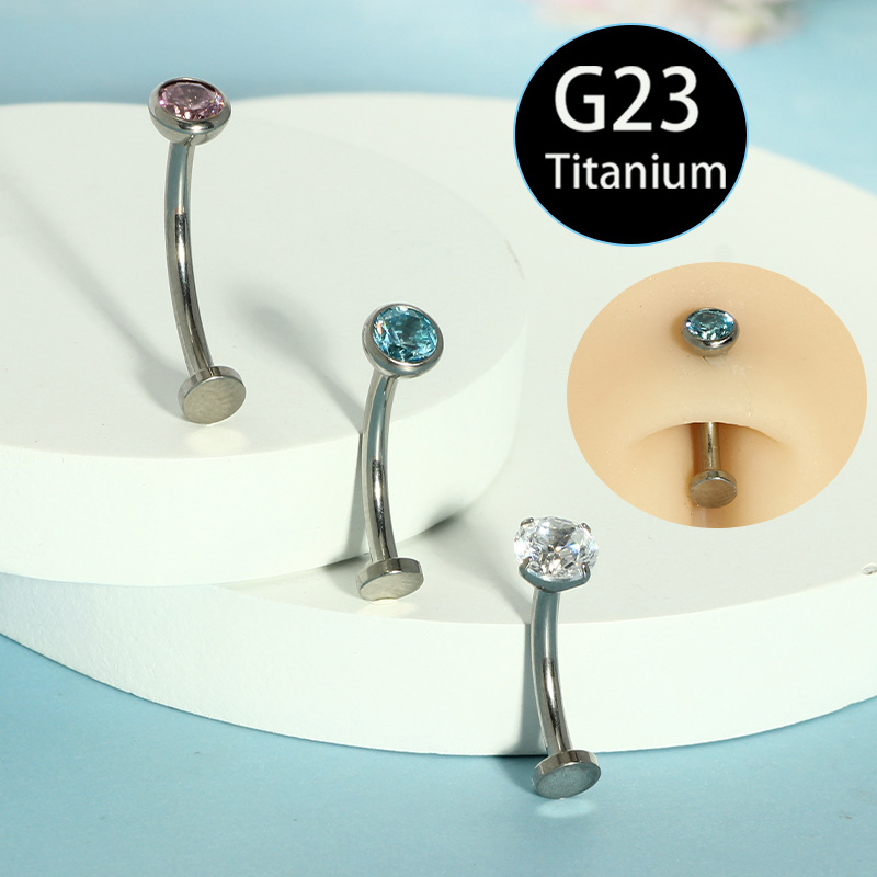 Labret piercing jewelry detail image