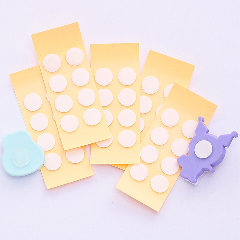 diy透明高粘 胶贴水杯收纳盒手机壳多用途装饰固定双面胶圆形点胶