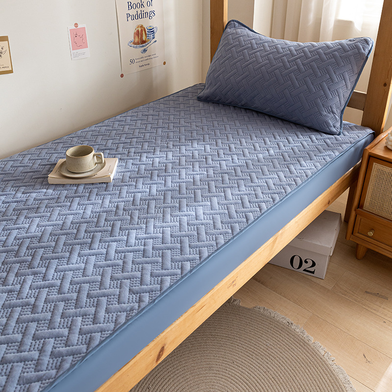 Tejido de algodón-azul gris