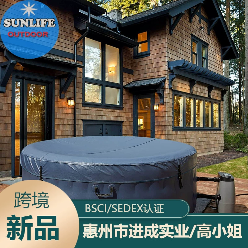 Горячая продажа трансграничный надувной джакузи SPA спа бассейн с термальным серфингом бассейн пузырь здоровья бассейн складной двор