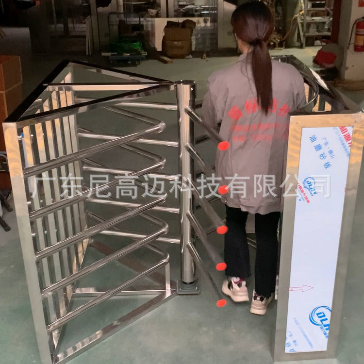 尼高迈单限门 手动旋转半高闸 深圳不锈钢旋转门批发 车站景区匝