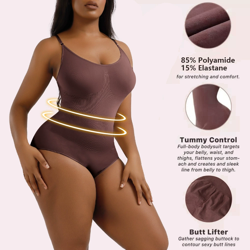 Постpartum Shapewear Bodysuit, European Style, Plus Size, Hip-Lifting Support