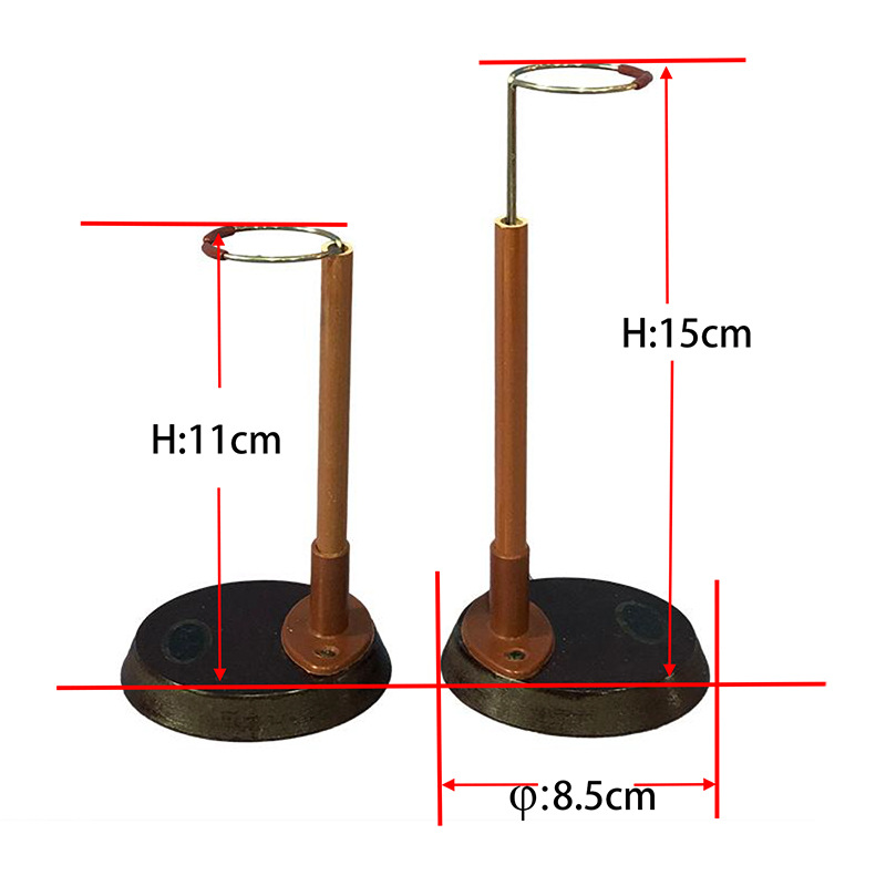 20-60cm muñeca adecuada para sdbjd muñeca todo tipo de muñeca de felpa marrón soporte de madera fábrica entrega de una sola pieza