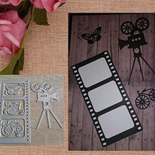 蚀刻刀模 手工DIY金属碳钢刀模 复古相机胶卷纸艺压花刀模