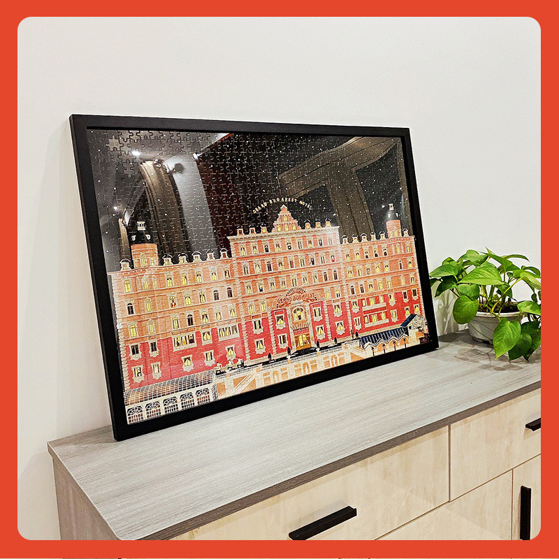 Β Puzzle Photo Frame Frame with Solid Wood Simple Design 50X70 75cm Picture Frame 70X100Cm Wall-Mounted Custom-Made