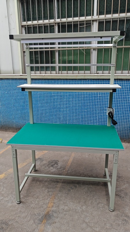 静電気防止作業台梱包テーブル電子工場重クランプ工場実験室二重作業台梱包テーブル|undefined
