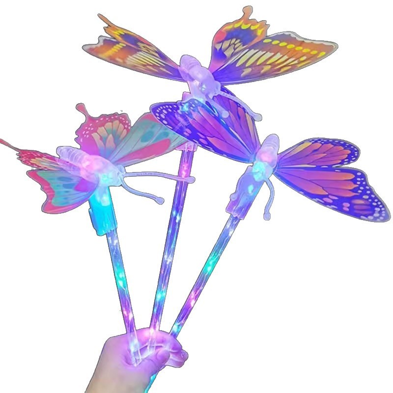 新网红款仙女棒伸缩剑蝴蝶魔法棒发光夜市摆摊幼儿园玩具批发礼品|undefined